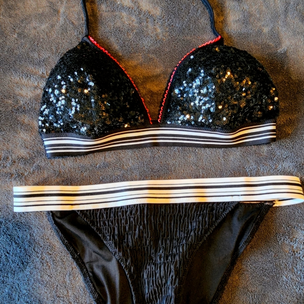 Victoria's Secret sequin smock bikini!
